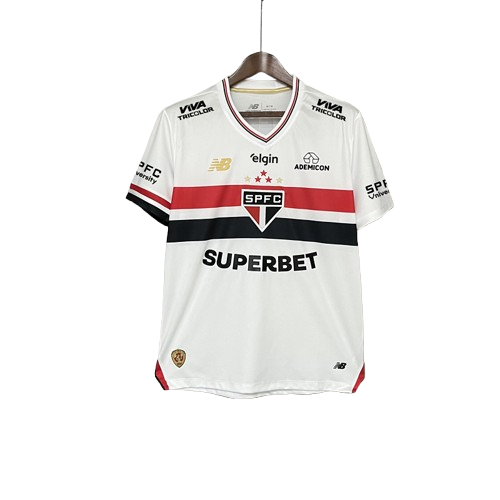 Camisa São Paulo Home Todos Patrocínios 25/26 - NB Torcedor Masculina