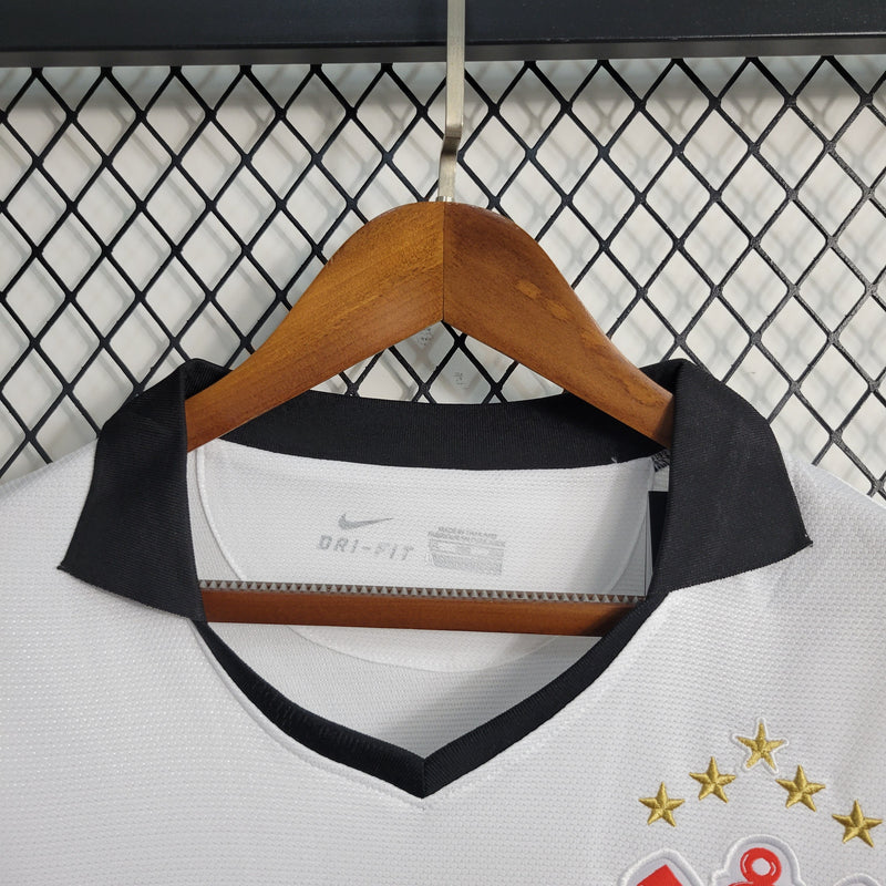 Camisa Corinthians Away 2011 - Versão Retrô Branca