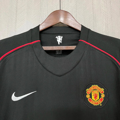 Camisa Manchester United 2007/08 Third Preta Retrô