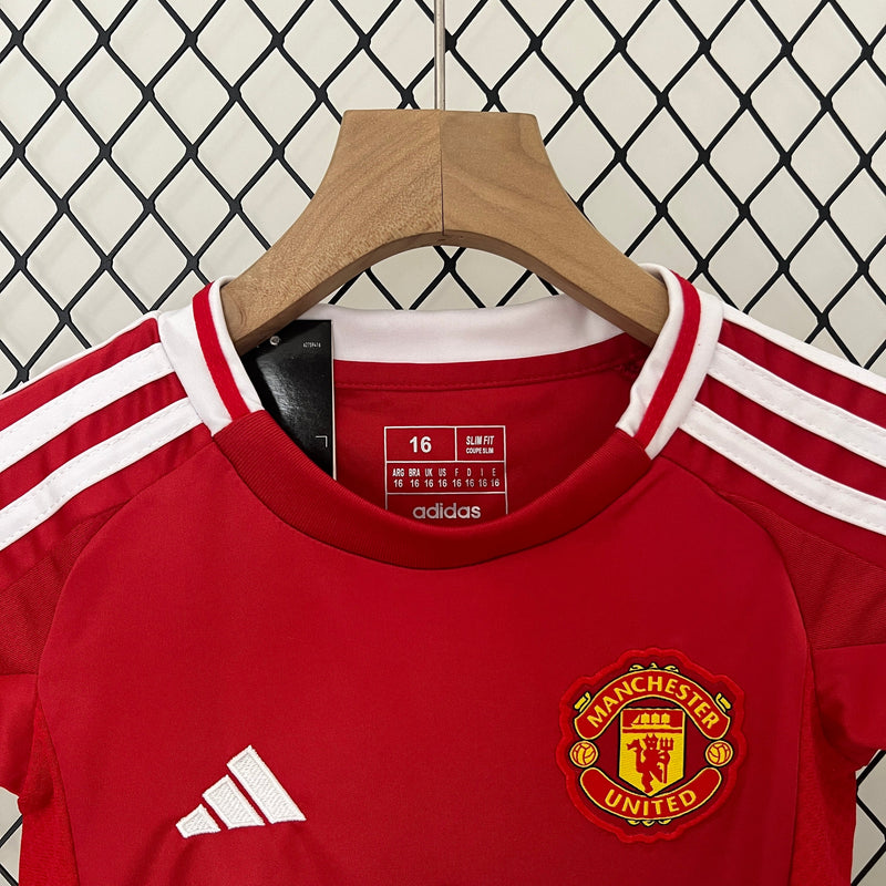 Kit Infantil Manchester United Home 24/25