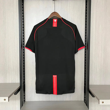 Camisa Manchester United 2007/08 Third Preta Retrô