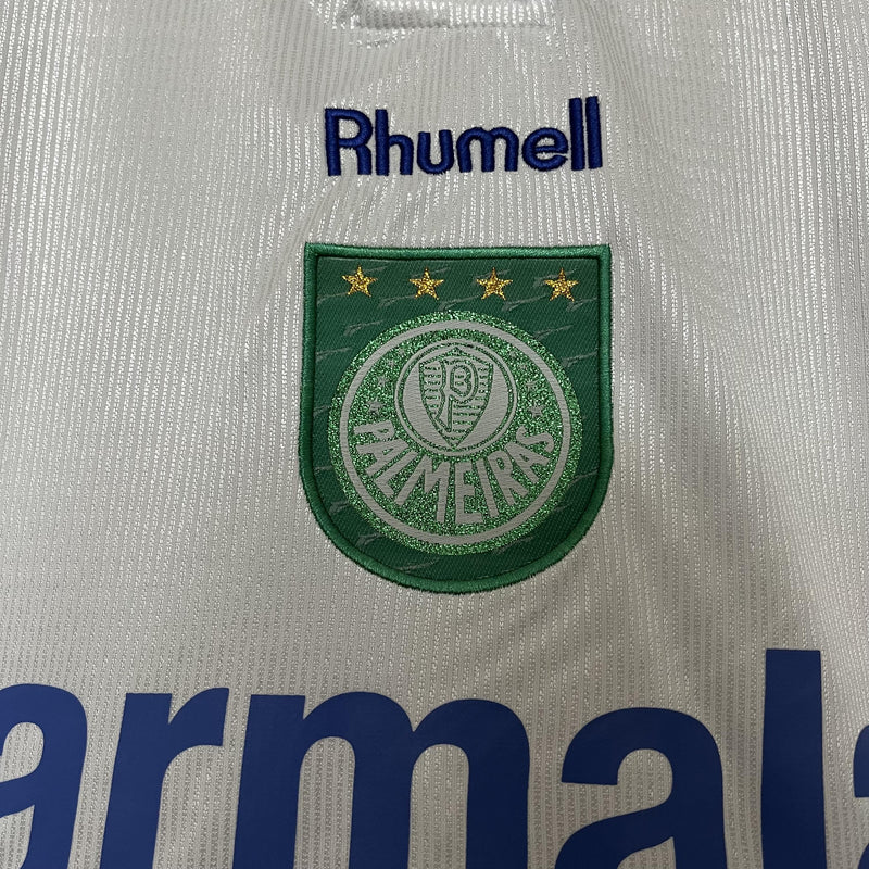 Camisa Palmeiras Fora 94/95 - Versão Retrô Branca Parmalat