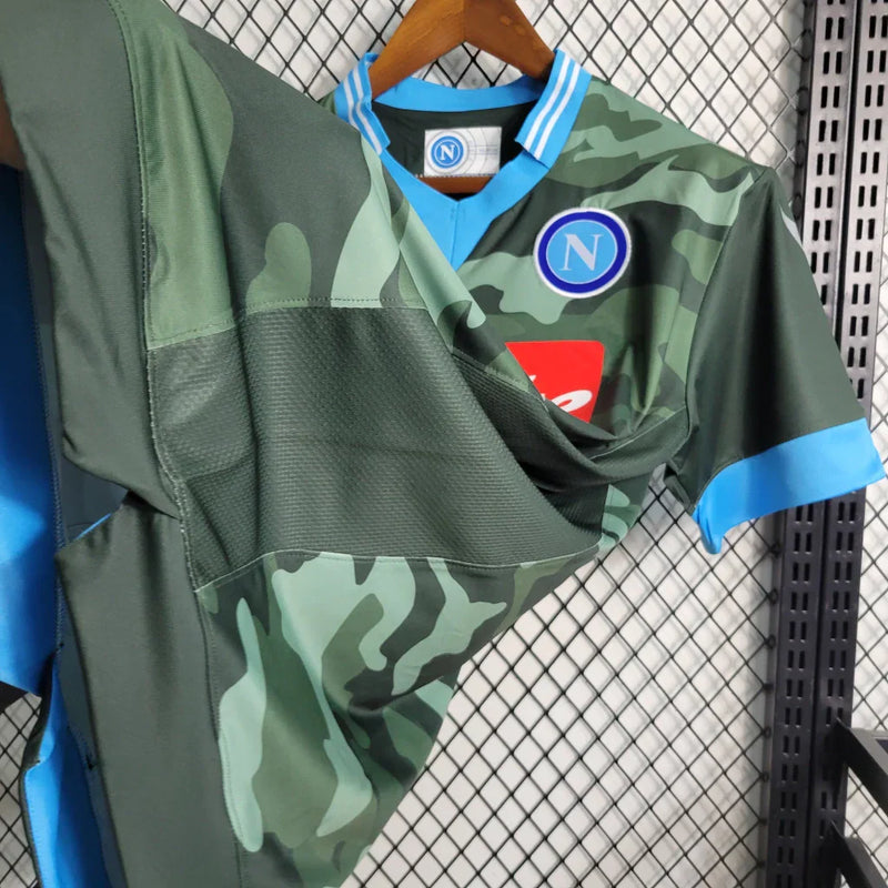 Camisa Napoli Retrô Macron 13/14 Verde