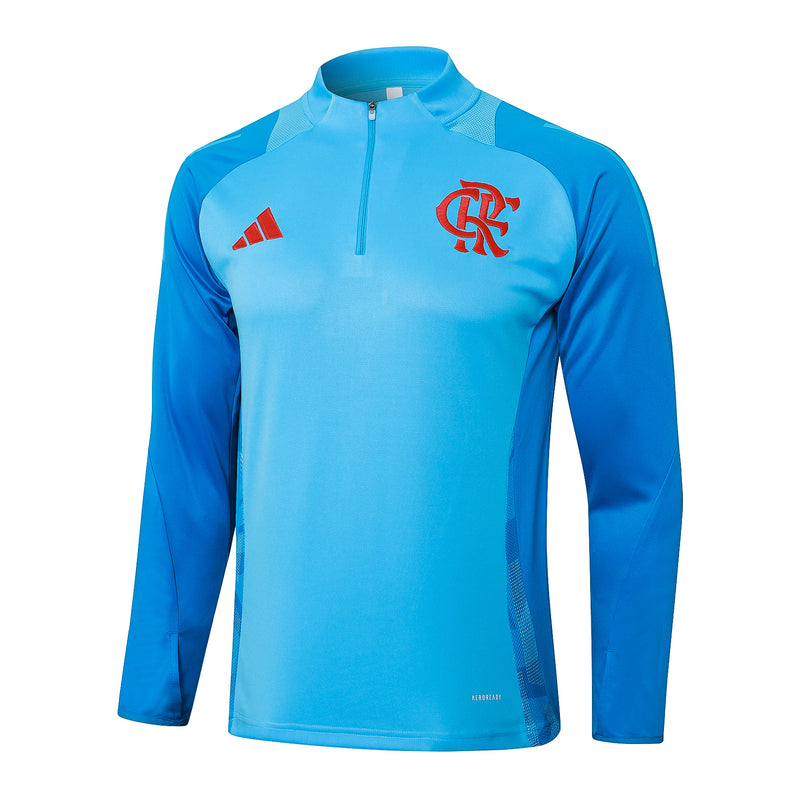 Conjunto de Treino Flamengo 2025 Azul Clara