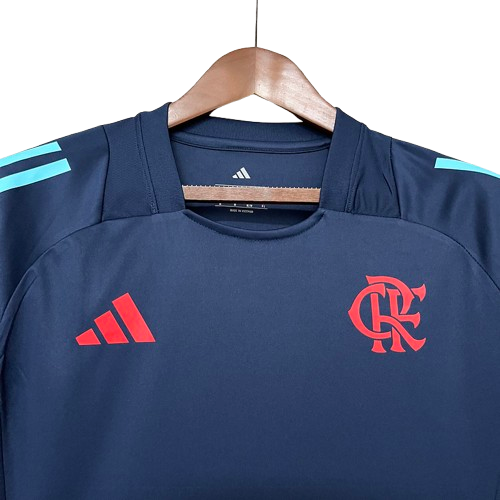 Camisa Flamengo Treino Azul Escuro 25/26 - Versão Feminina