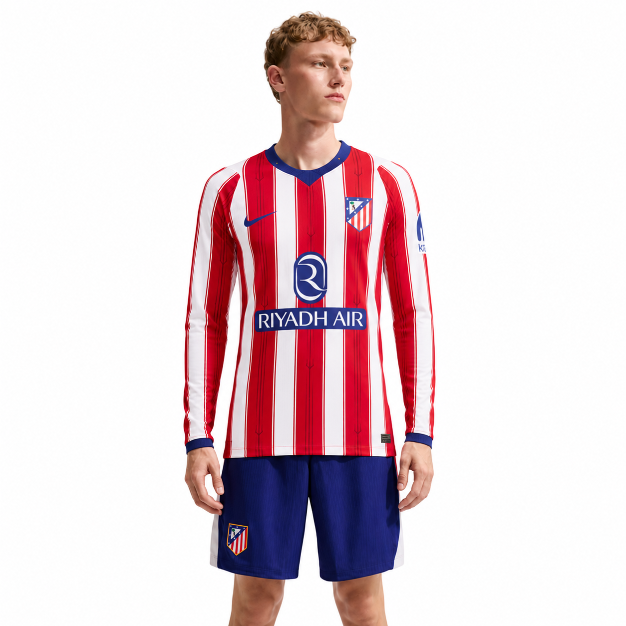Camisa Atlético de Madrid Home Manga Longa 26/27 - Torcedor Masculina