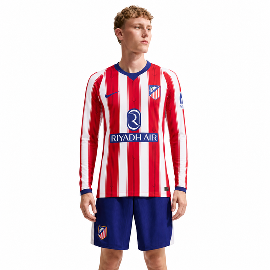 Camisa Atlético de Madrid Home Manga Longa 26/27 - Torcedor Masculina