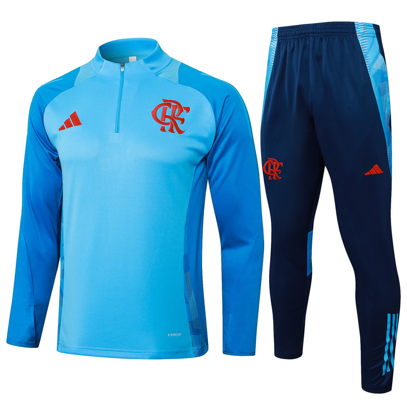 Conjunto de Treino Flamengo 2025 Azul Clara