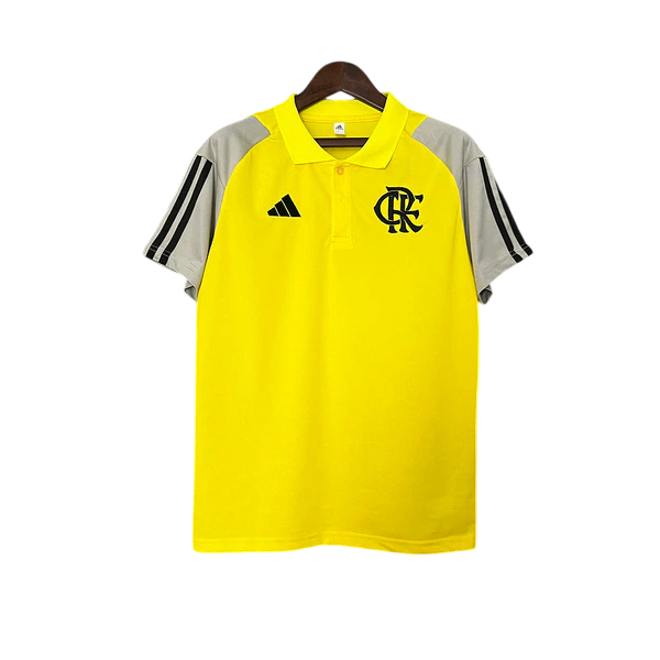 Camisa Flamengo Treino Polo Amarela 24/25 - Versão Torcedor Lançamento