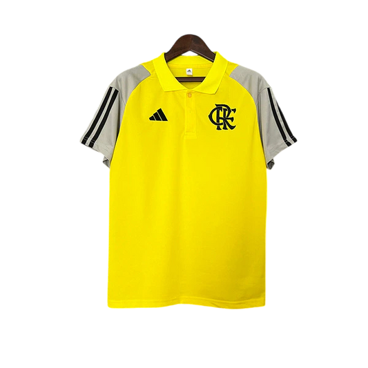 Camisa Flamengo Treino Polo Amarela 24/25 - Versão Torcedor Lançamento