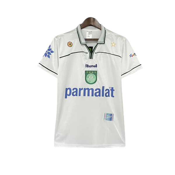 Camisa Palmeiras Fora 94/95 - Versão Retrô Branca Parmalat