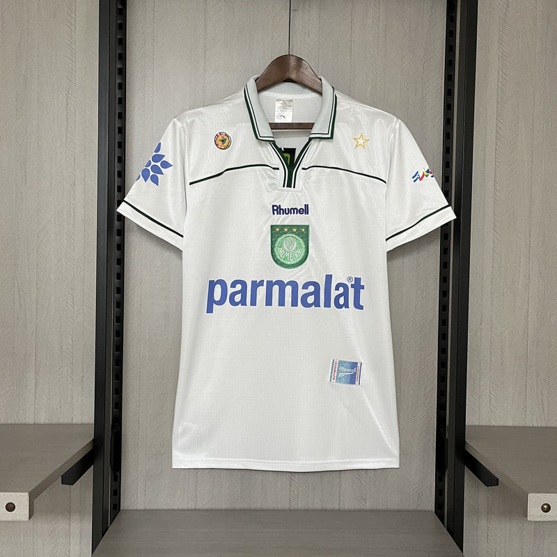 Camisa Palmeiras Fora 94/95 - Versão Retrô Branca Parmalat