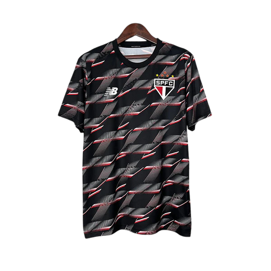 Camisa São Paulo Pré-Jogo 24/25 - NB Torcedor Masculina Lançamento