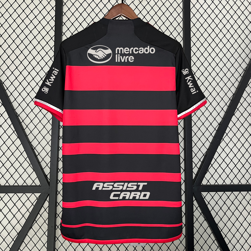 Camisa Flamengo Titular Todos Patrocínios 24/25 - Versão Torcedor