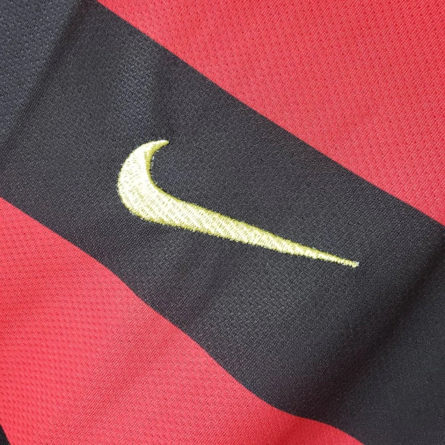 Camisa Retrô Flamengo I Home Nike 2009/10 Vermelho e Preto