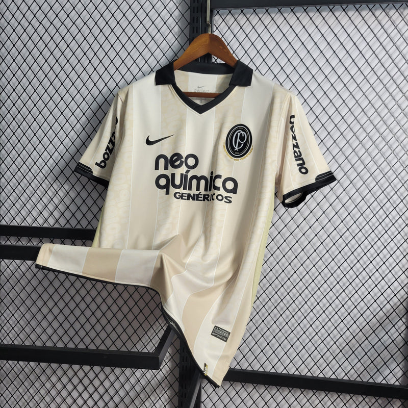 Camisa Corinthians 100th - Versão Retrô Bege