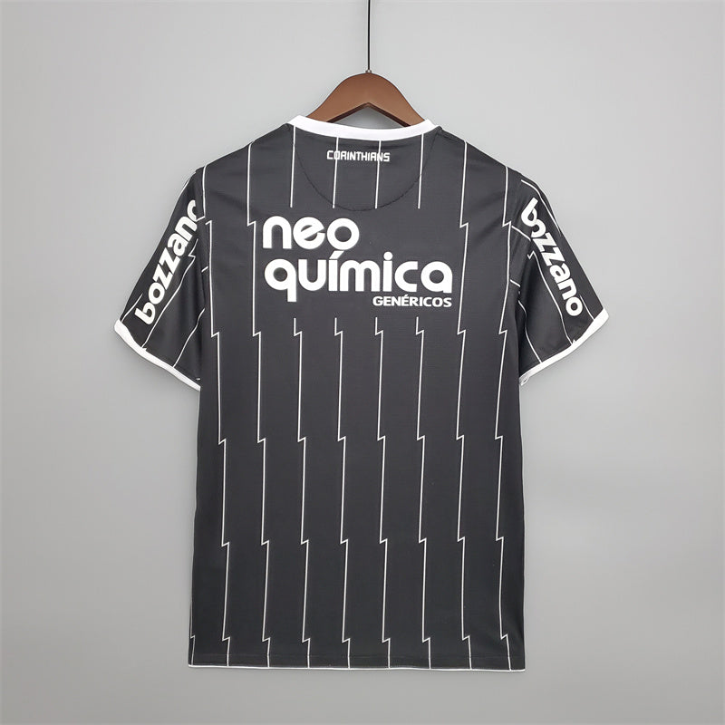 Camisa Corinthians Titular 11/12 - Versão Retrô Preta