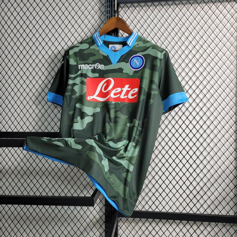 Camisa Napoli Retrô Macron 13/14 Verde