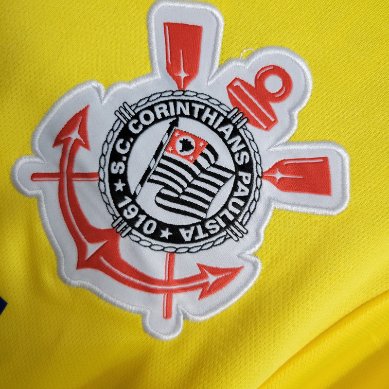 Camisa Corinthians de Goleiro 14/15 - Versão Retrô Amarelo