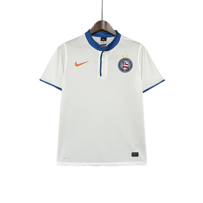 Camisa Bahia Titular 13/14 - Versão Retrô Branca