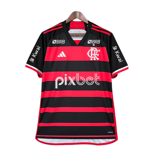 Camisa Flamengo Titular Todos Patrocínios 24/25 - Versão Torcedor