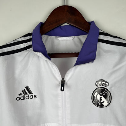 Jaqueta Corta Vento Real Madrid 23/24 Branco