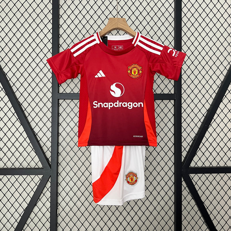 Kit Infantil Manchester United Home 24/25