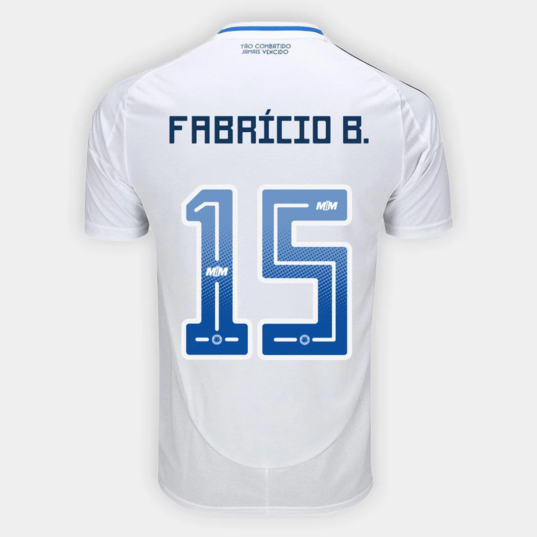 Camisa Cruzeiro Away 25/26 Fabrício B. N° 15