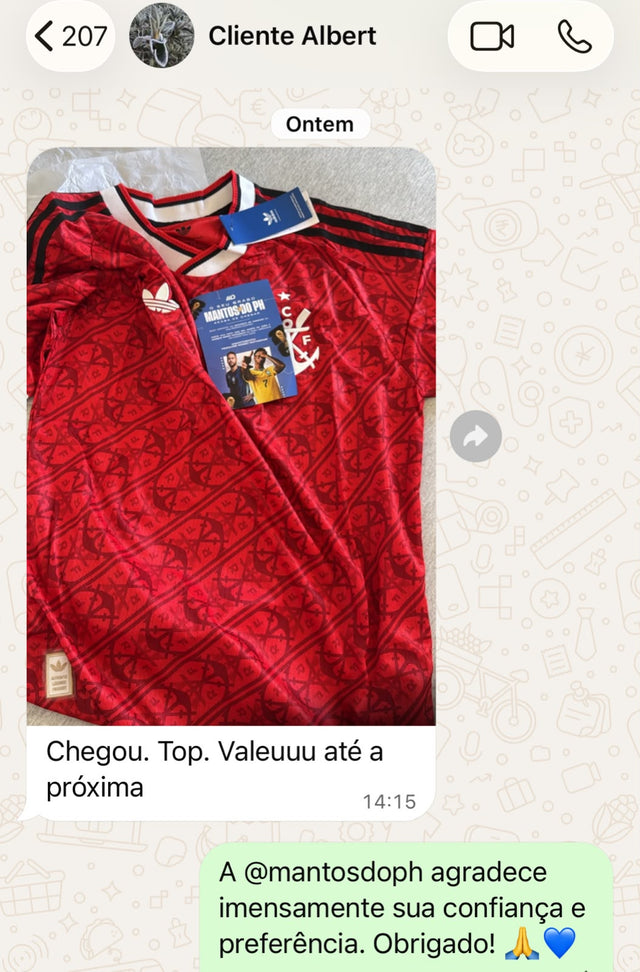 Feedback de cliente Mantos do PH