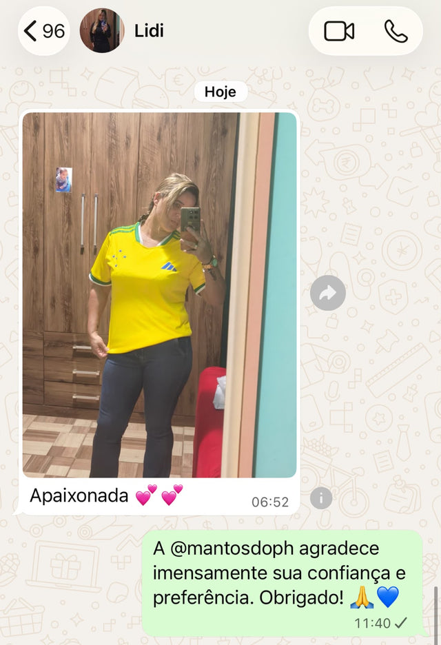 Feedback de cliente Mantos do PH