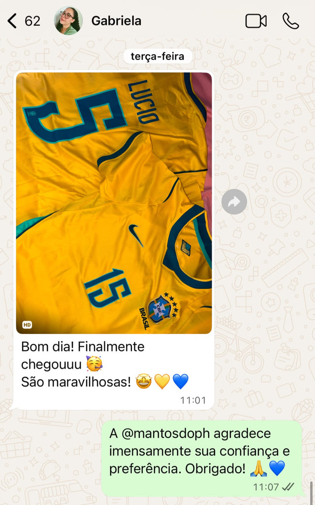 Feedback de cliente Mantos do PH