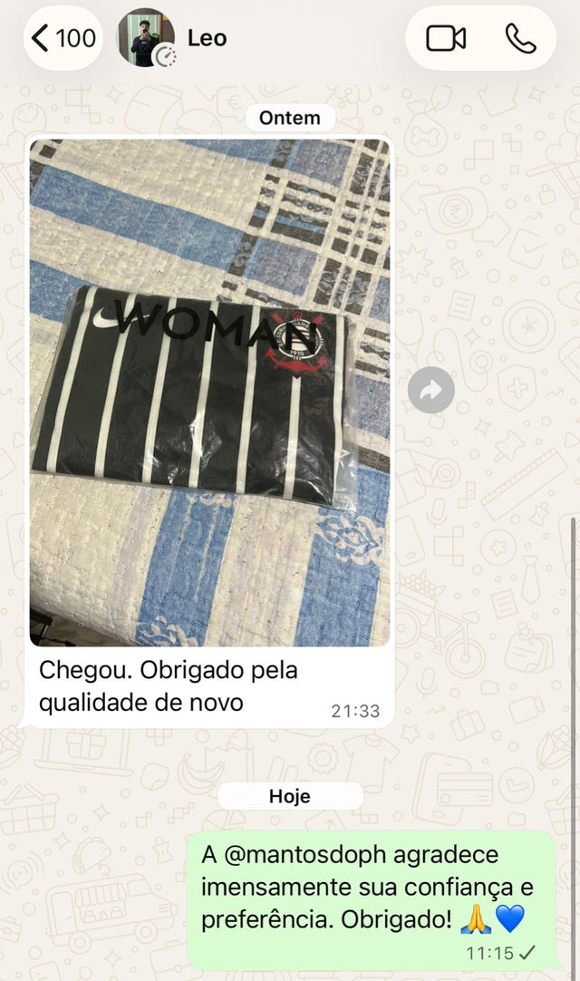 Feedback de cliente Mantos do PH