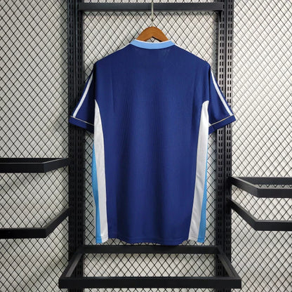 Camisa Argentina 1998/99 Azul Marinho e Branco Retrô
