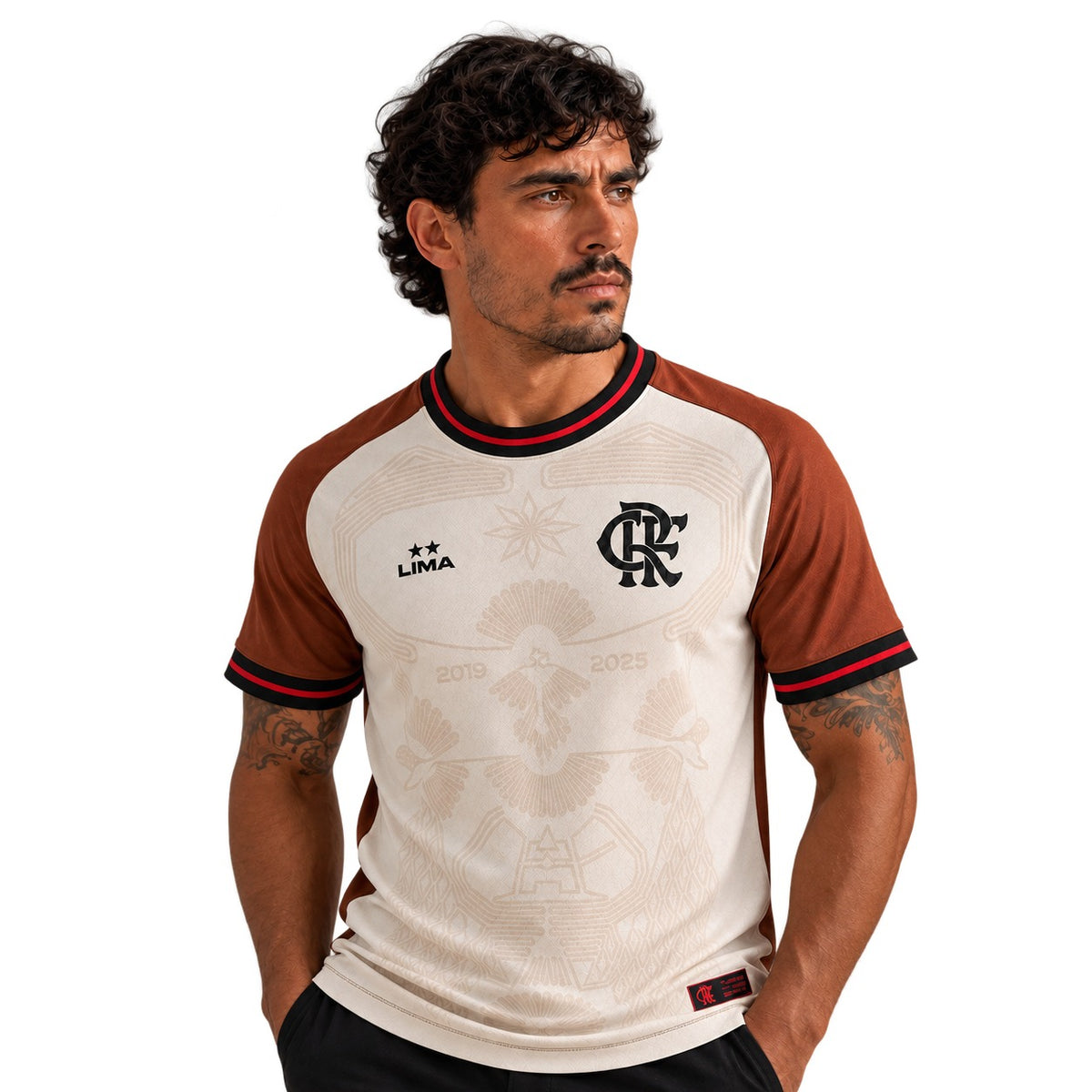 Camisa Flamengo 26/27 Urubu de Lima Bege Jogador