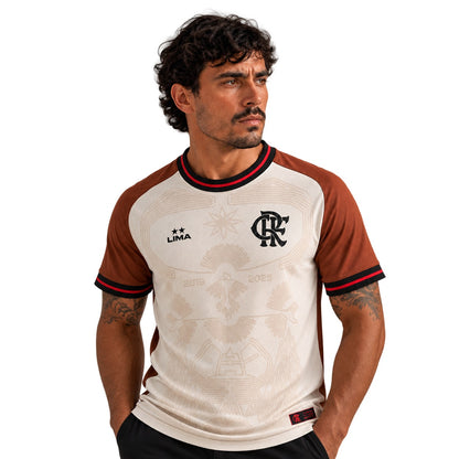 Camisa Flamengo 26/27 Urubu de Lima Bege Jogador