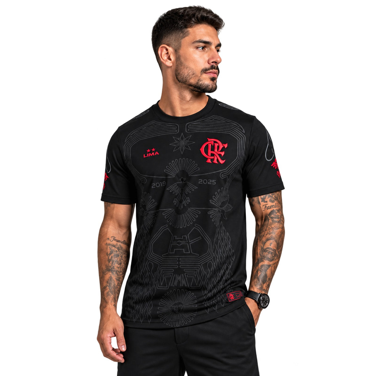 Camisa Flamengo 26/27 Urubu de Lima Manto da Nação Preta Jogador