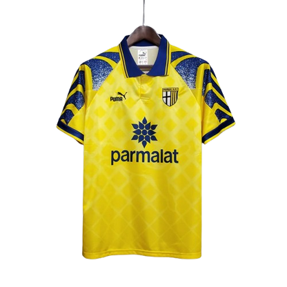 Camisa Parma 1995/97 Amarelo e Azul Retrô