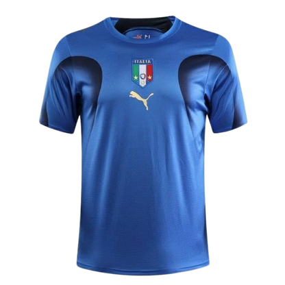Camisa Itália 2006/07 Home Azul Retrô