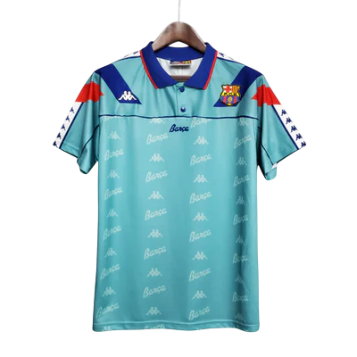 Camisa Barcelona Retrô Away 92/95 Torcedor Kappa Masculina - Azul