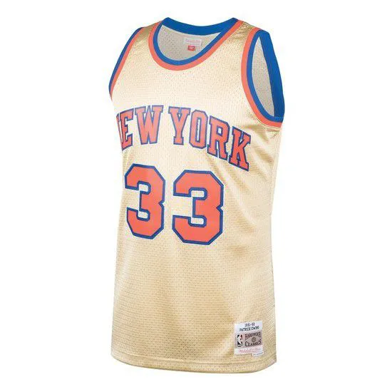 Regata Cl��ssica mitchell E Ness New York knicks Swingman-Dourado