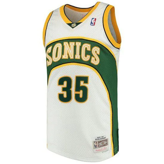 Regata Cl��ssica mitchell E Ness Seattle Supersonics Swingman-Branco