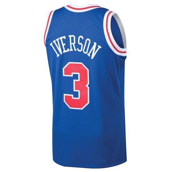 Regata Cl��ssica mitchell E Ness Philadelphia 76ers Swingman-Azul