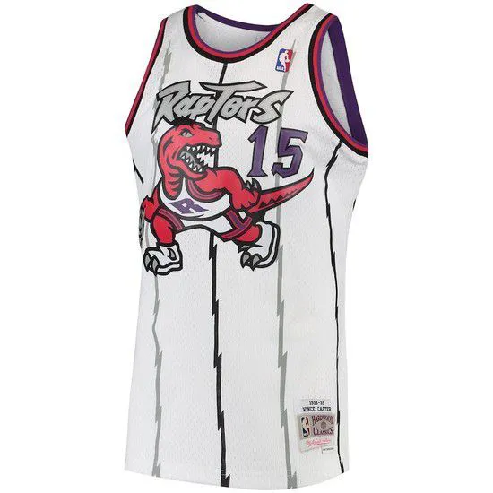 Regata cl��ssica mitchell E Ness Toronto Raptors Swingman- Branco