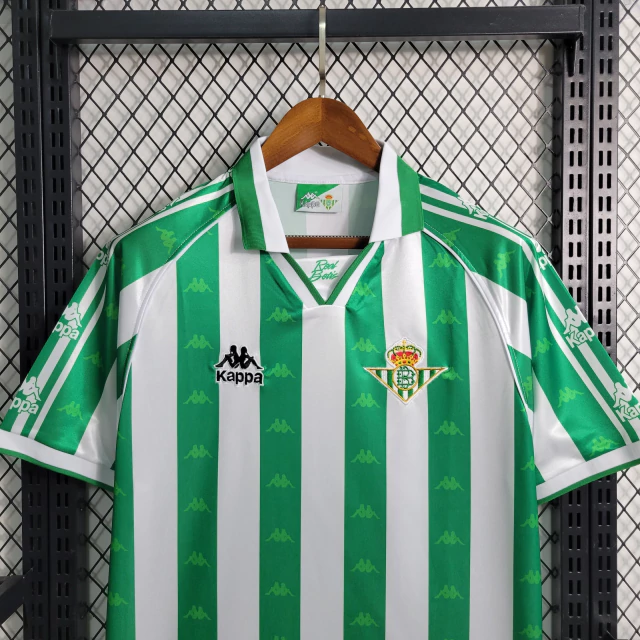 Camisa Retro Real Bétis - 95/97- Verde e Branco - Masculino