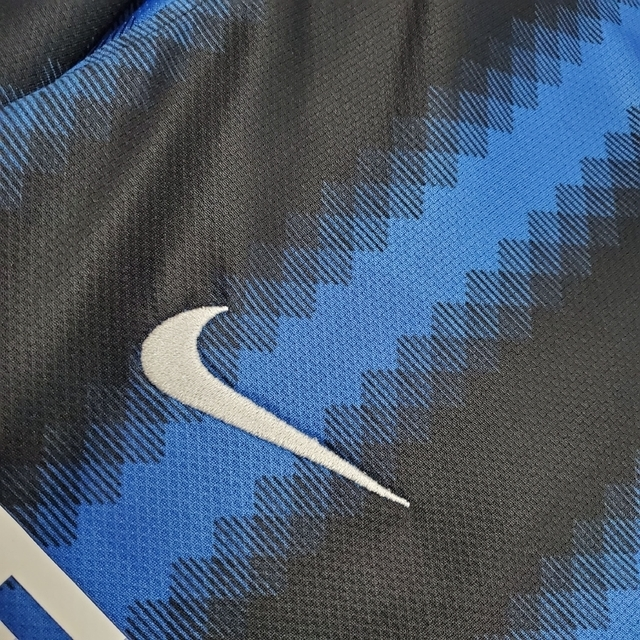 Camisa Inter de Milão Retrô 2010 Manga Longa Azul e Preta - Nike