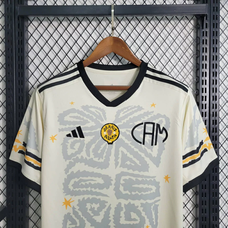 Camisa Atlético Mineiro Consciência Negra - 23/24 - Adidas Torcedor Masculina