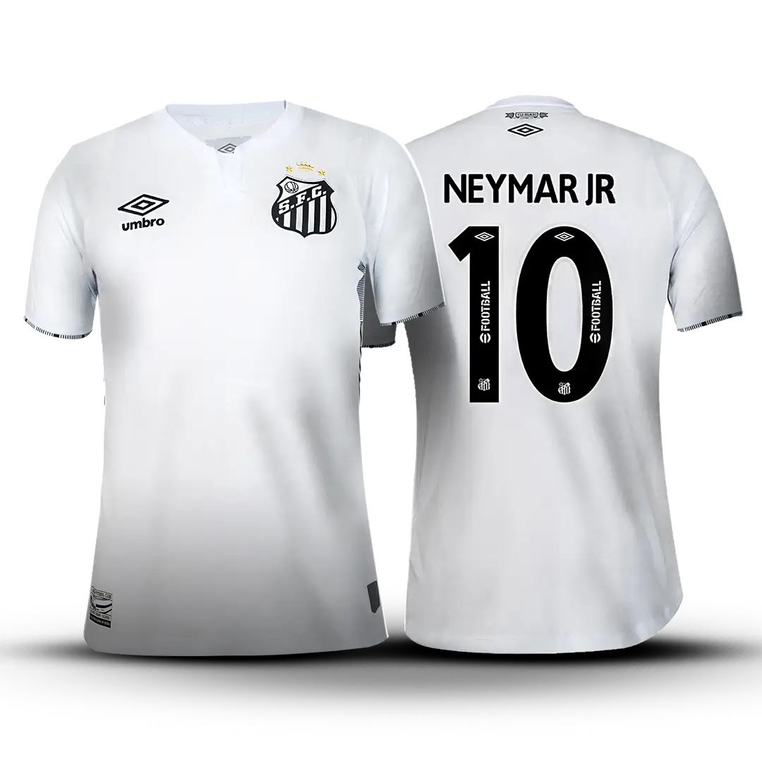 Camisa Santos FC Home 24/25 + #10 Neymar Jr - Umbro Torcedor Masculina