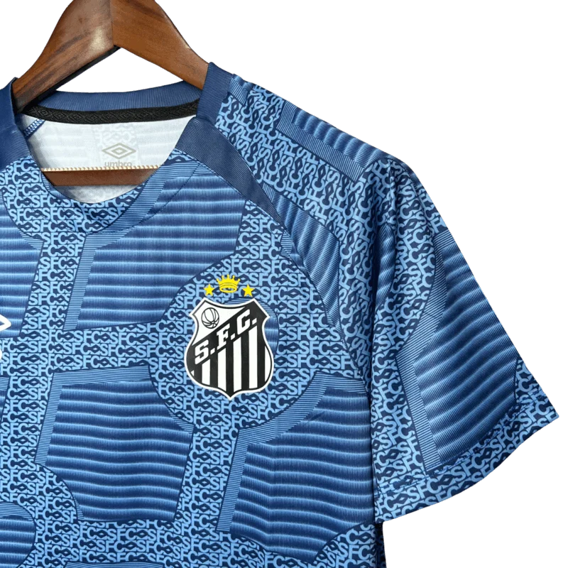 Camisa Santos FC Pré Jogo 24/25 - Umbro Torcedor Masculina