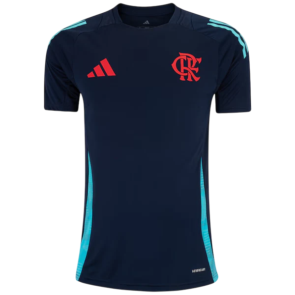 Camisa Flamengo Treino 25/26 Azul Escuro - Versão Torcedor