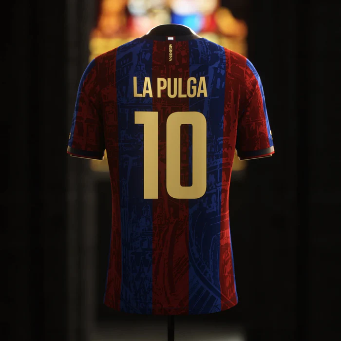 Camisa Barcelona Edition "La Pulga 10" 24/25 - Torcedor Masculina